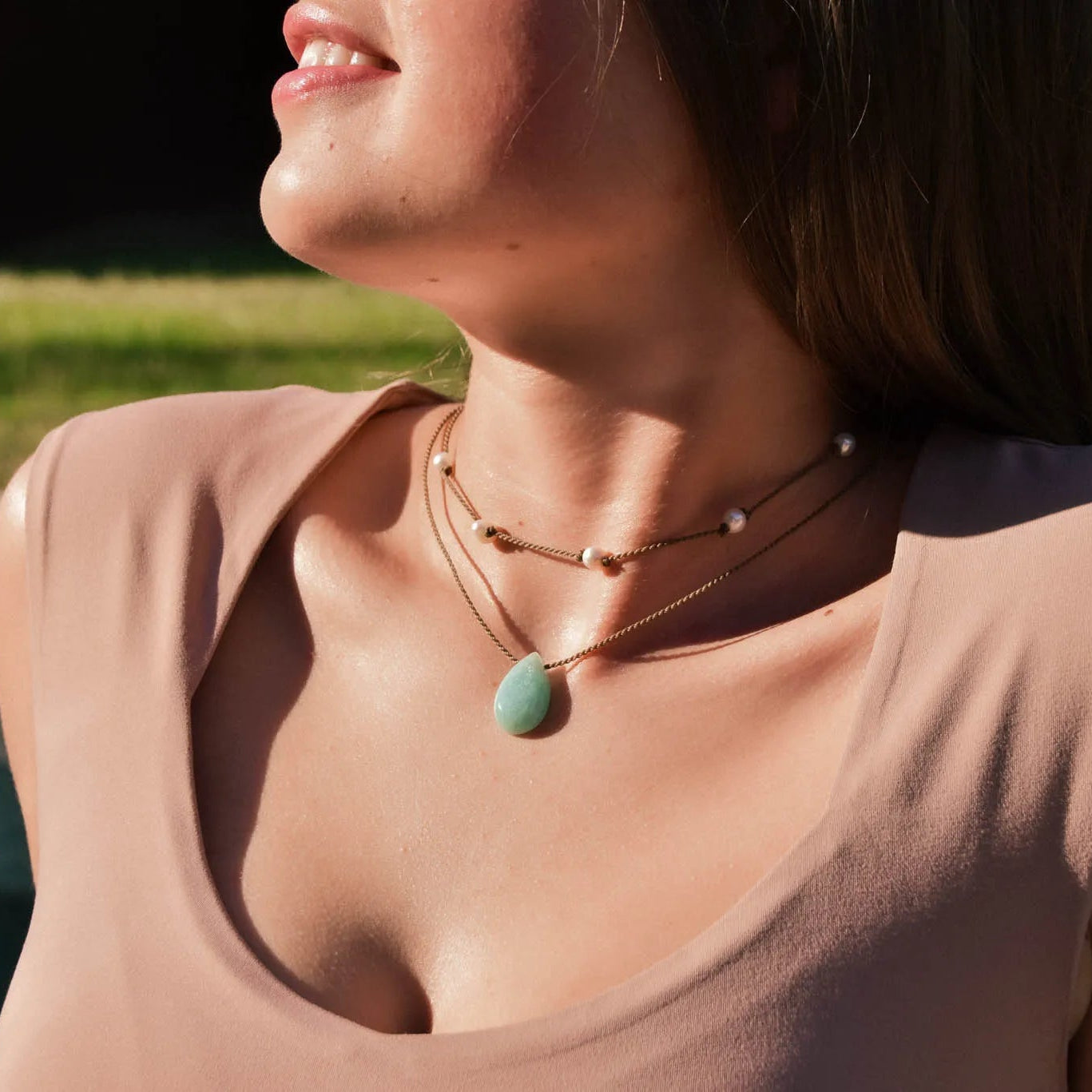 Stone Pendant Necklaces