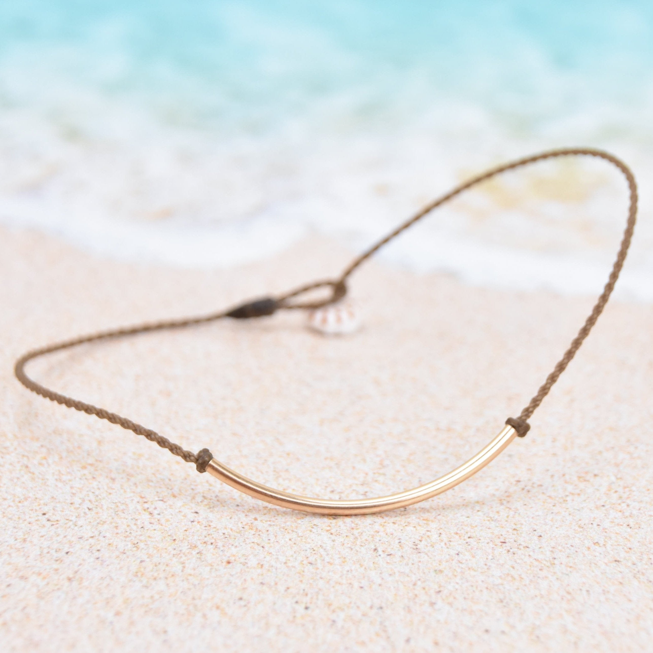 14k Gold-Filled Bar Anklet