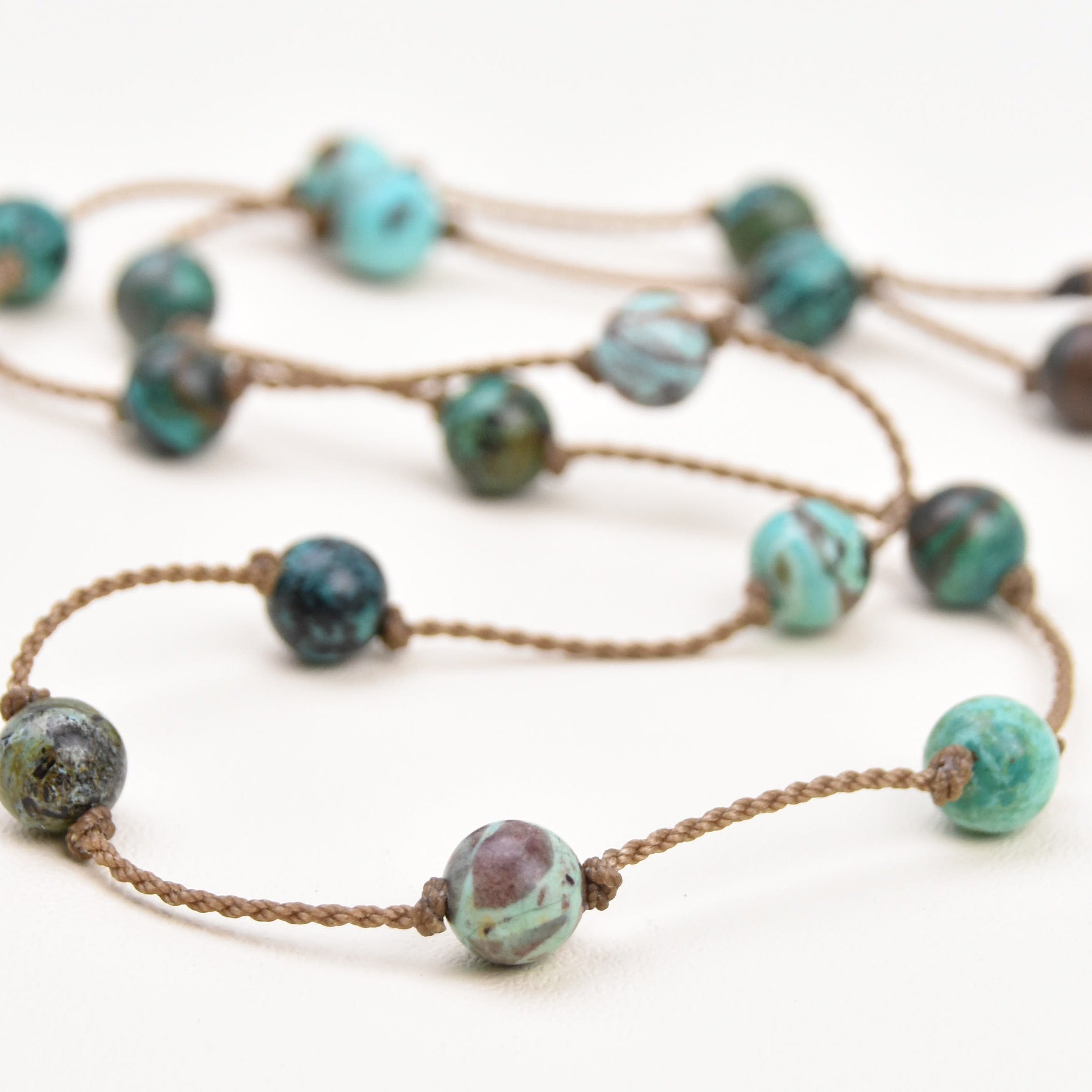 Wrap-1182-Chrysocolla Natural Round Medium