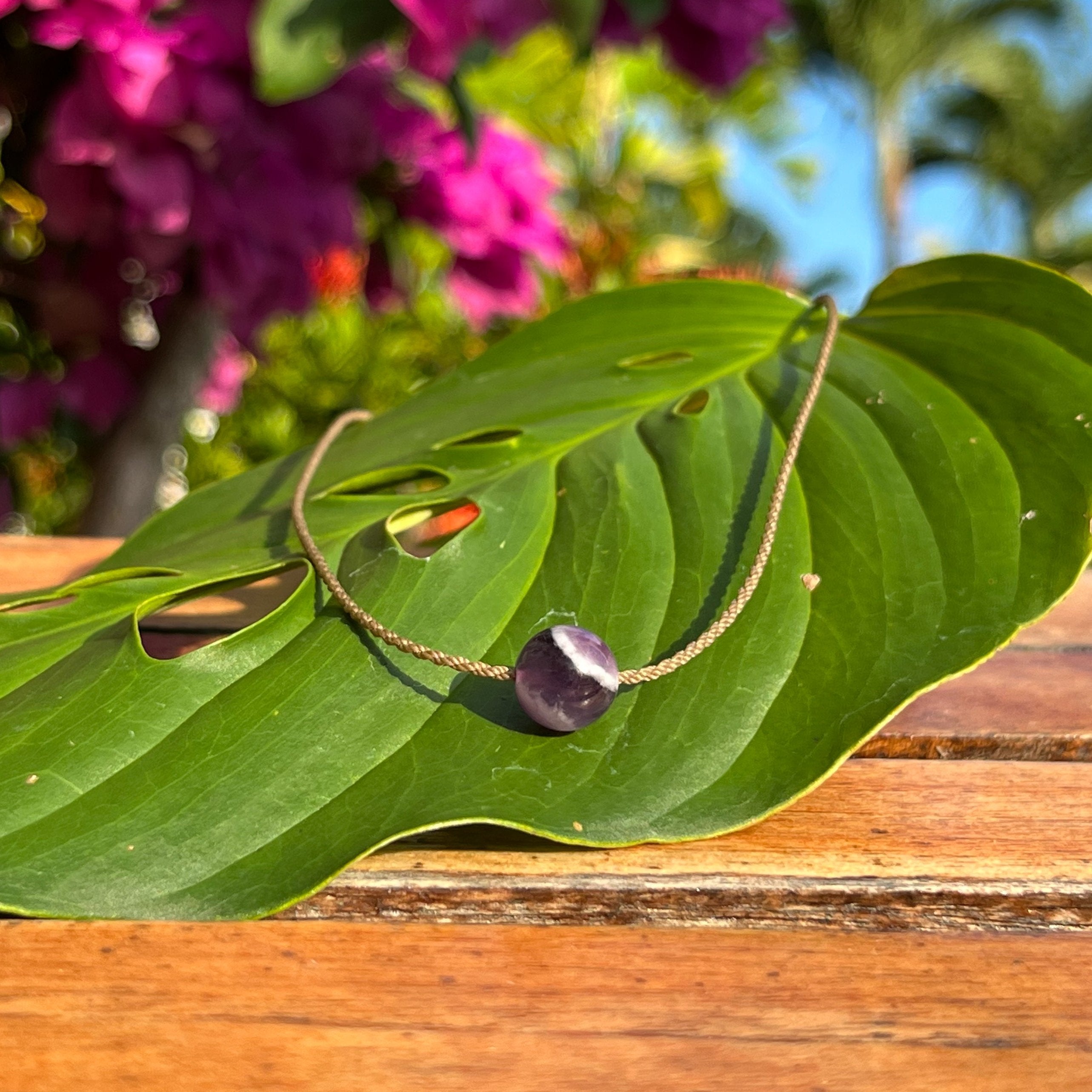 Classic Single Necklace - Amethyst