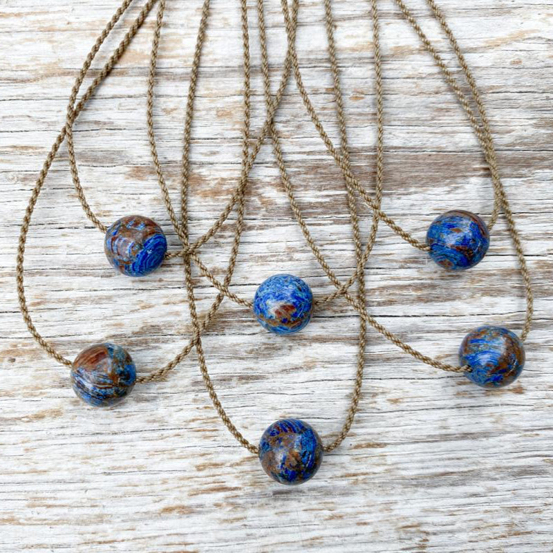 Blue Calsillica - Classic Necklace