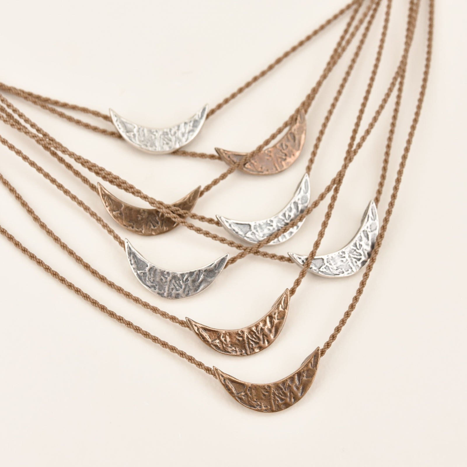 Bronze + Sterling Silver Demilune