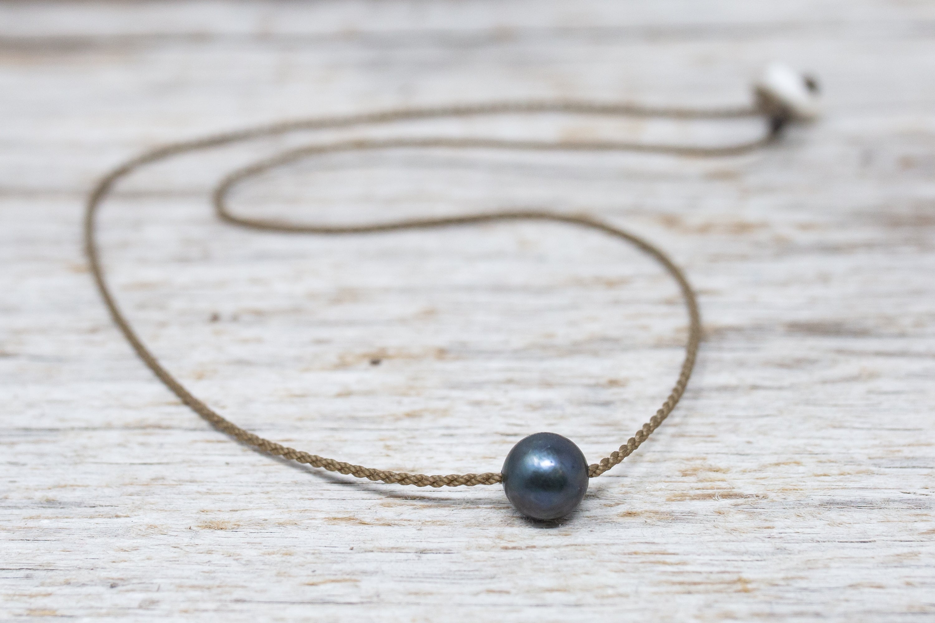 Pearl and Rope Waterproof Jewelry- Tula Blue