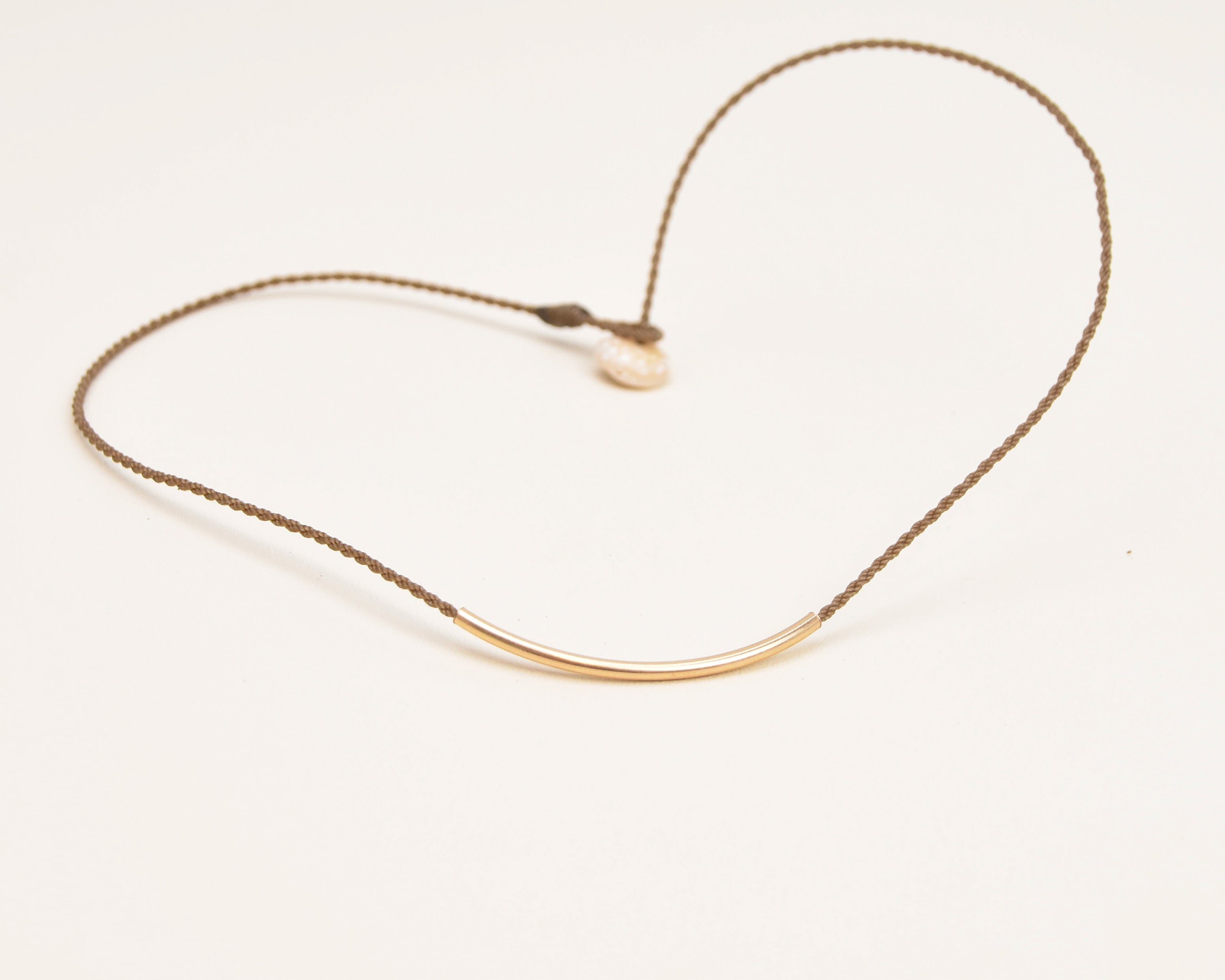 14k Gold-filled Bar Necklace