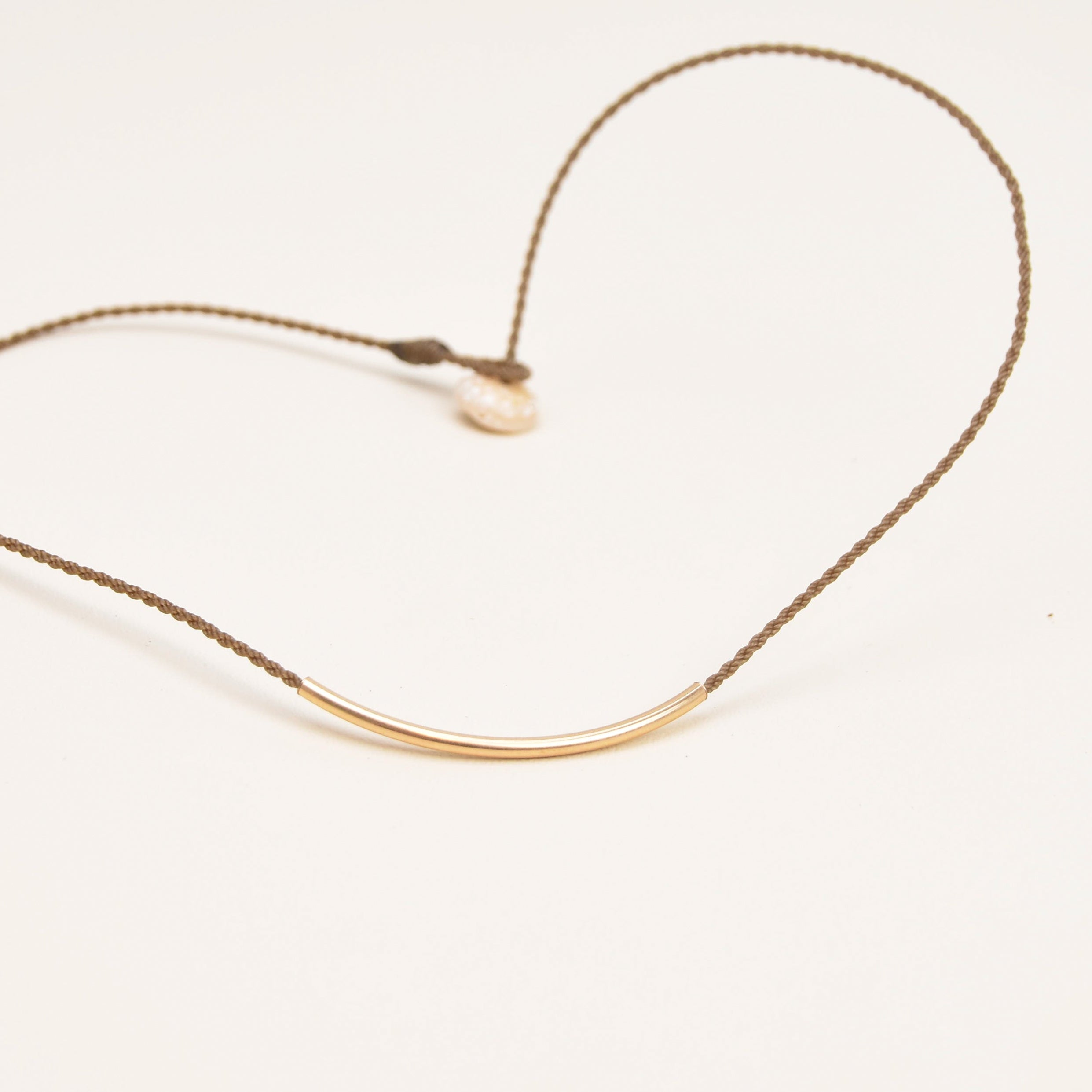 14k Gold-Filled Bar Necklace