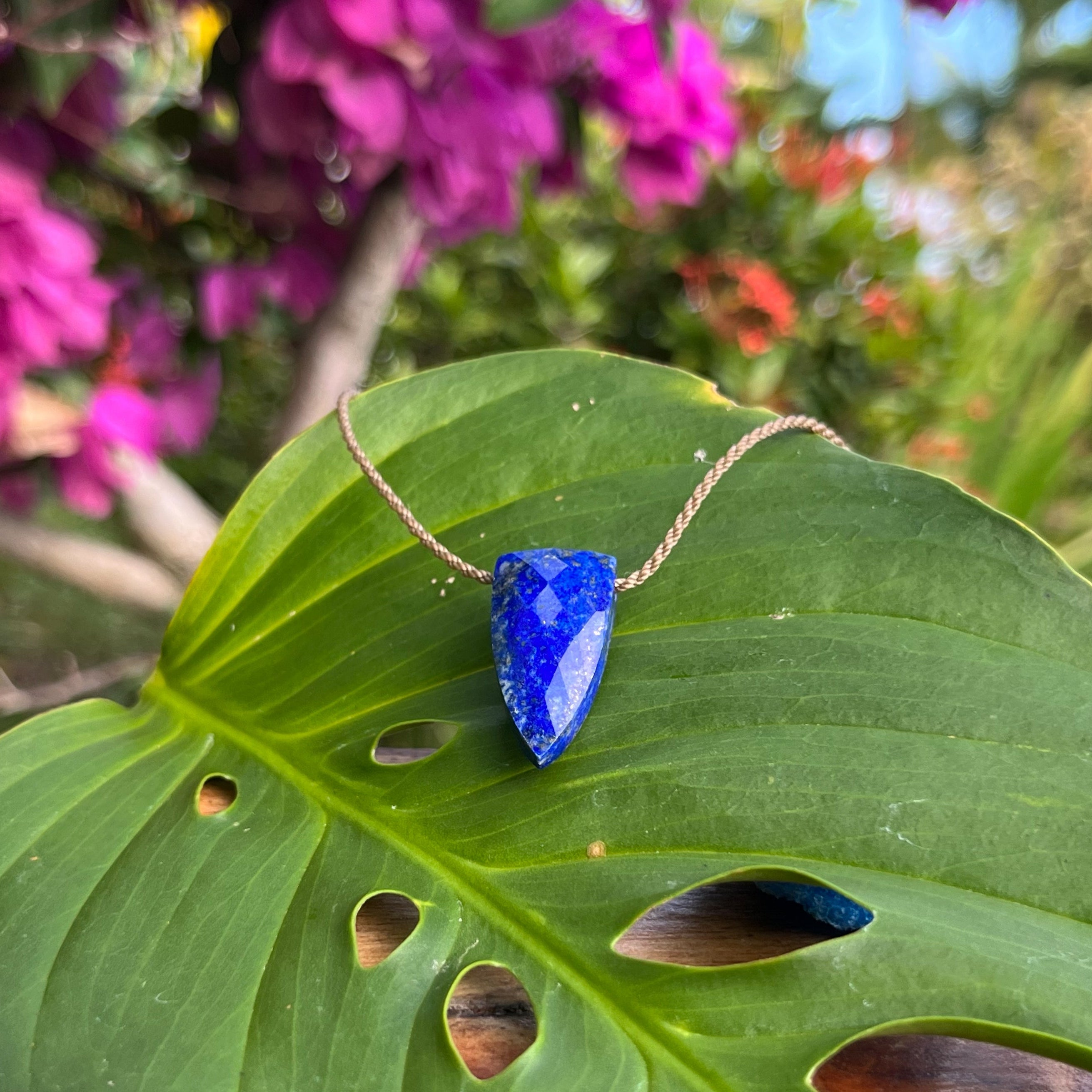 Pyramid Crystal & Gemstone Necklace