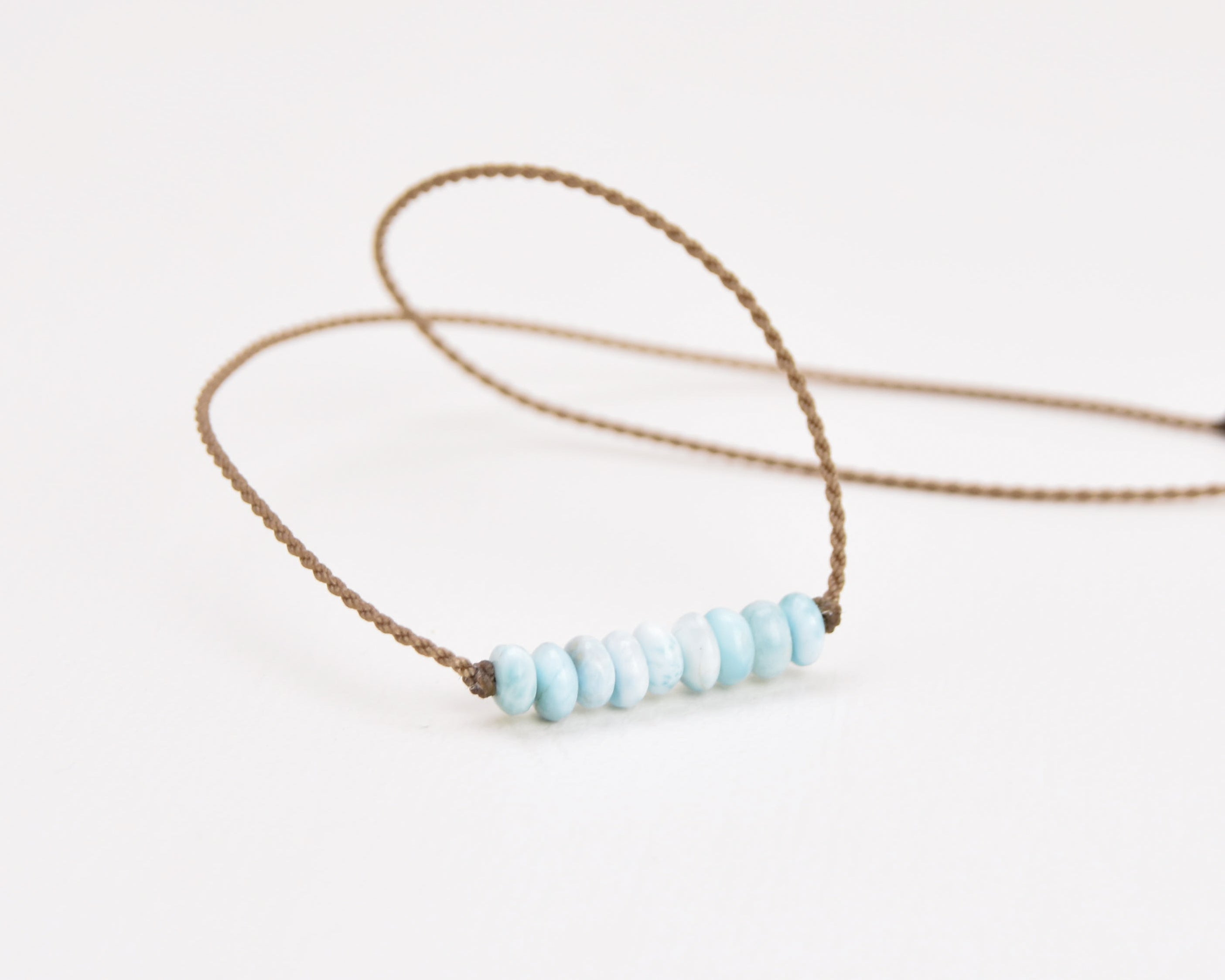Bohemian Necklace-1190-Larimar