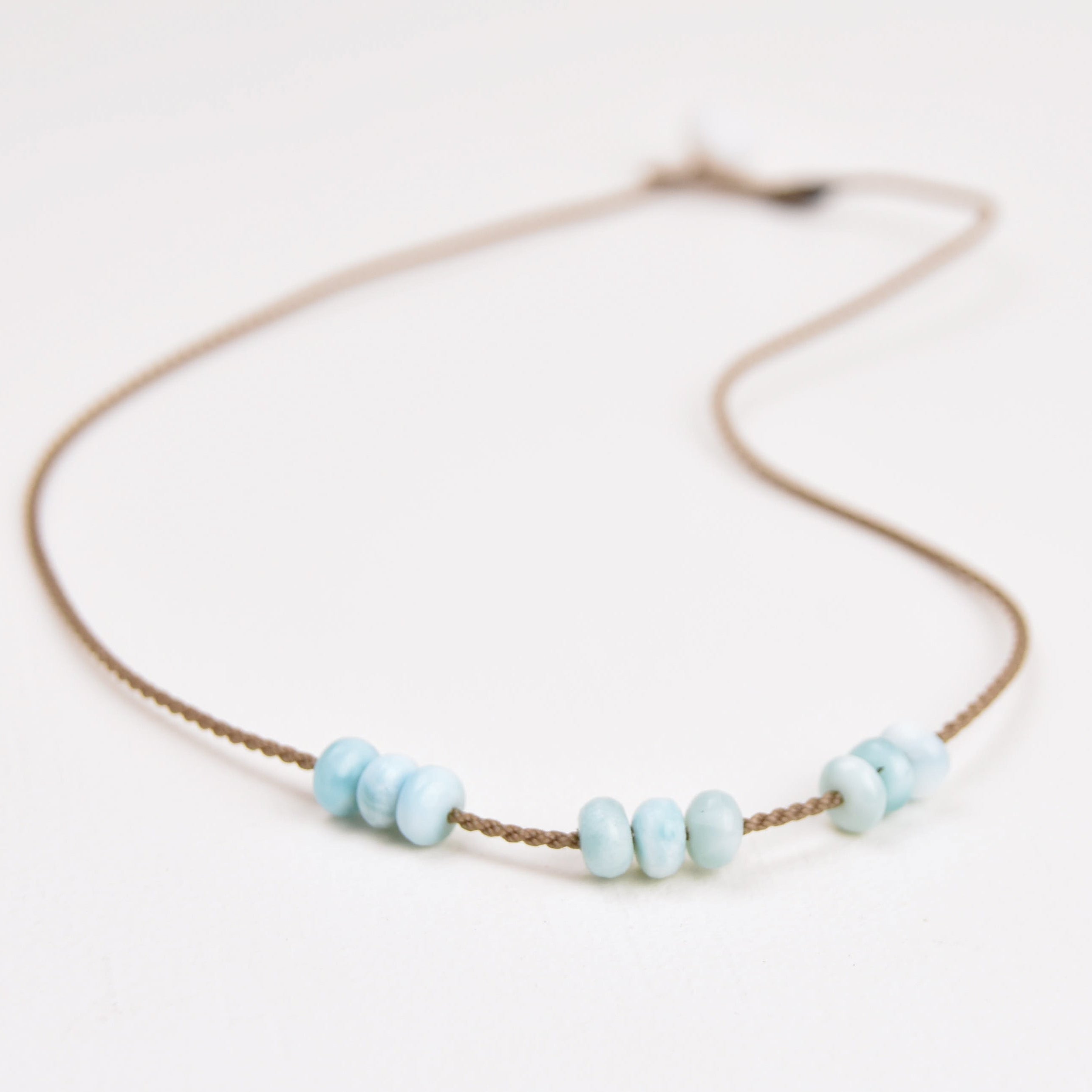 Heishi Larimar Necklace
