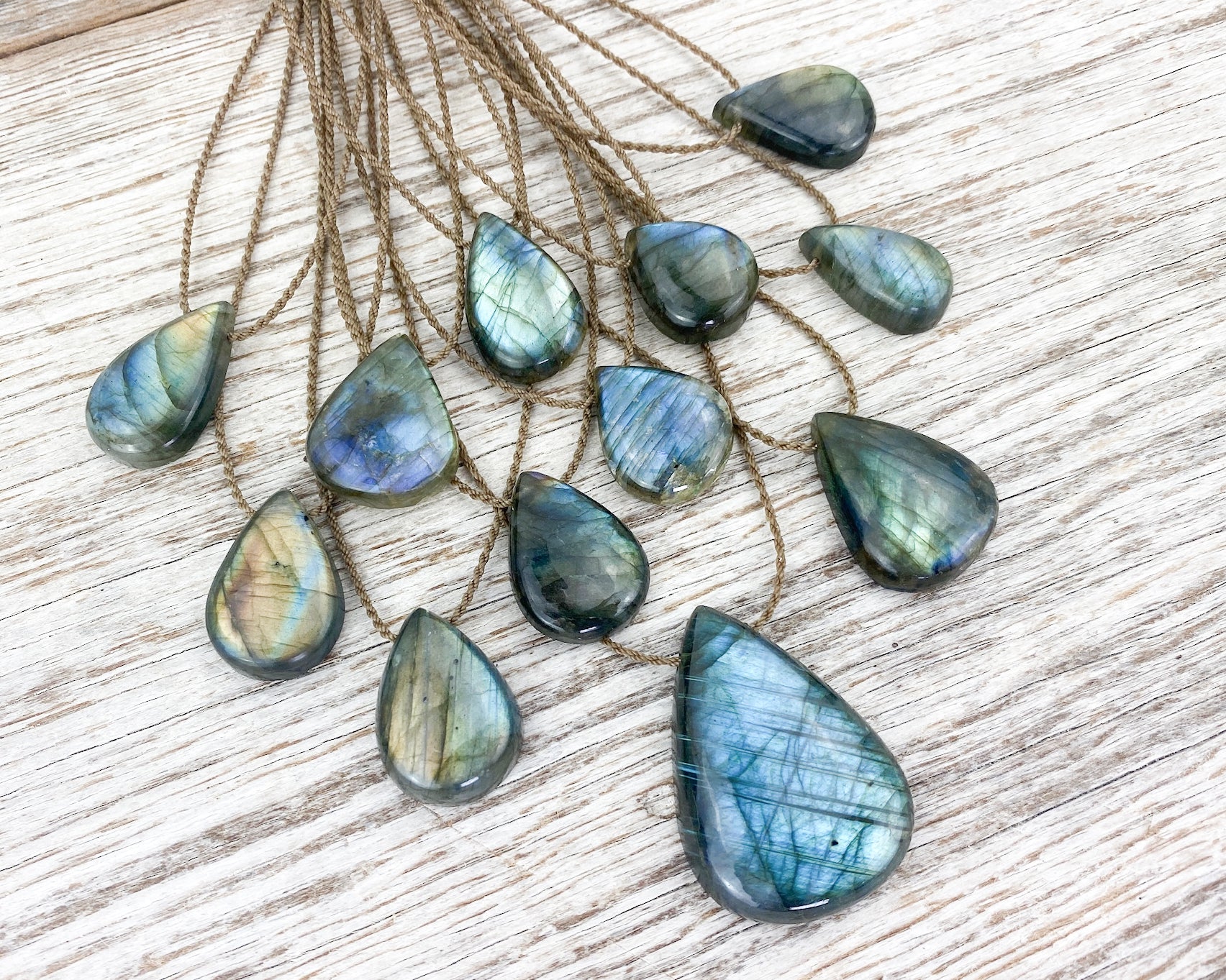 Labradorite Stone Pendants