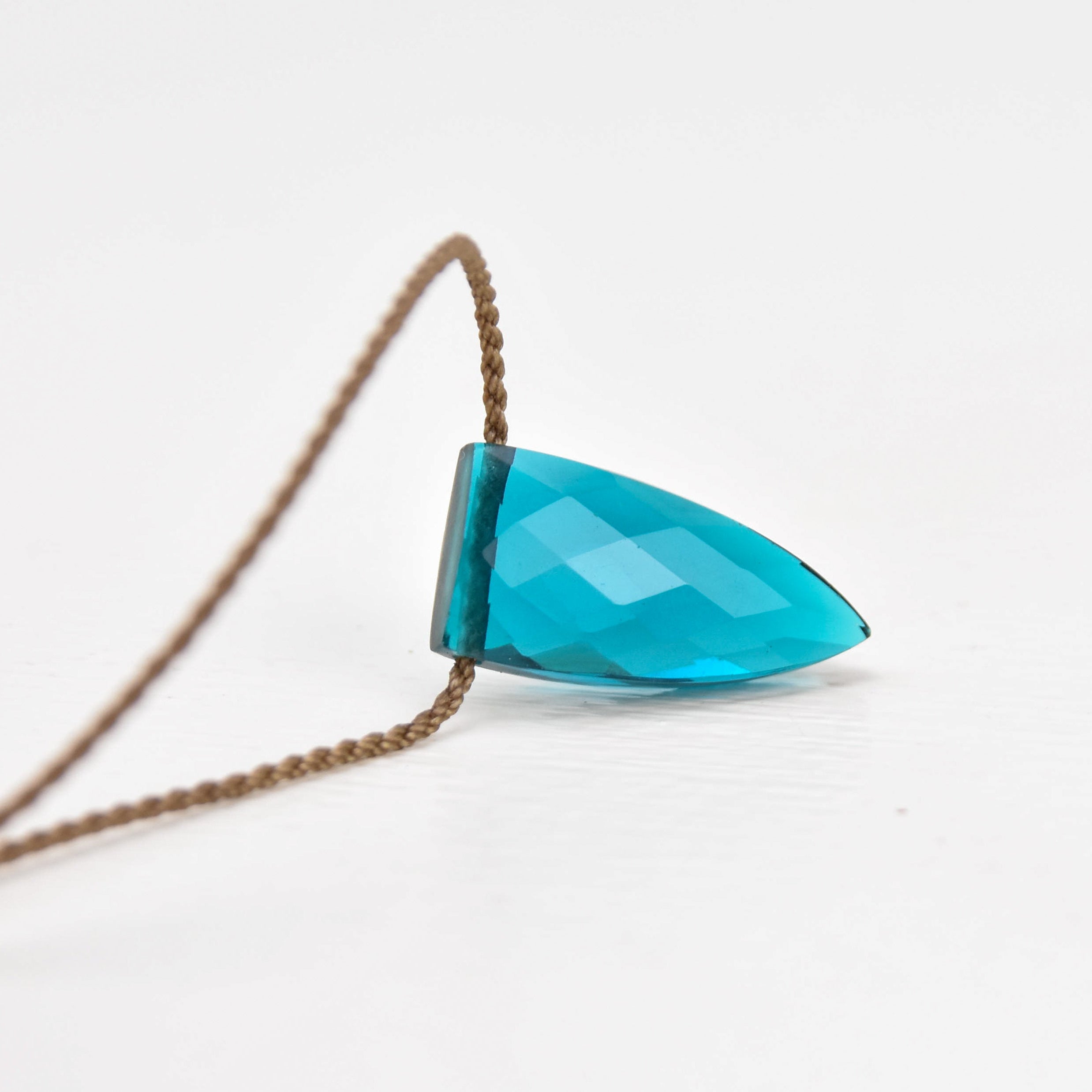 Pyramid Crystal & Gemstone Necklace