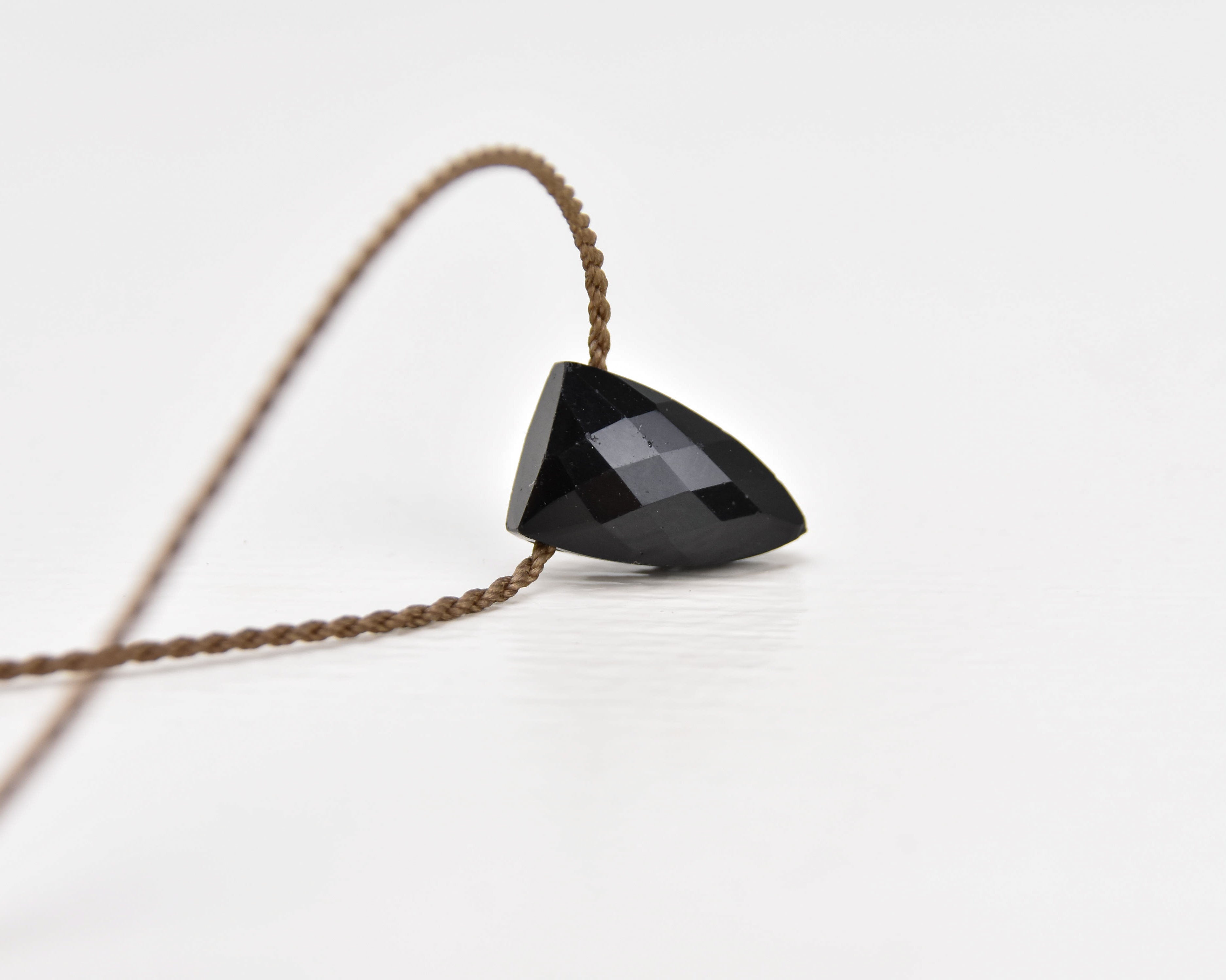 Pyramid Crystal and Gemstone Necklaces