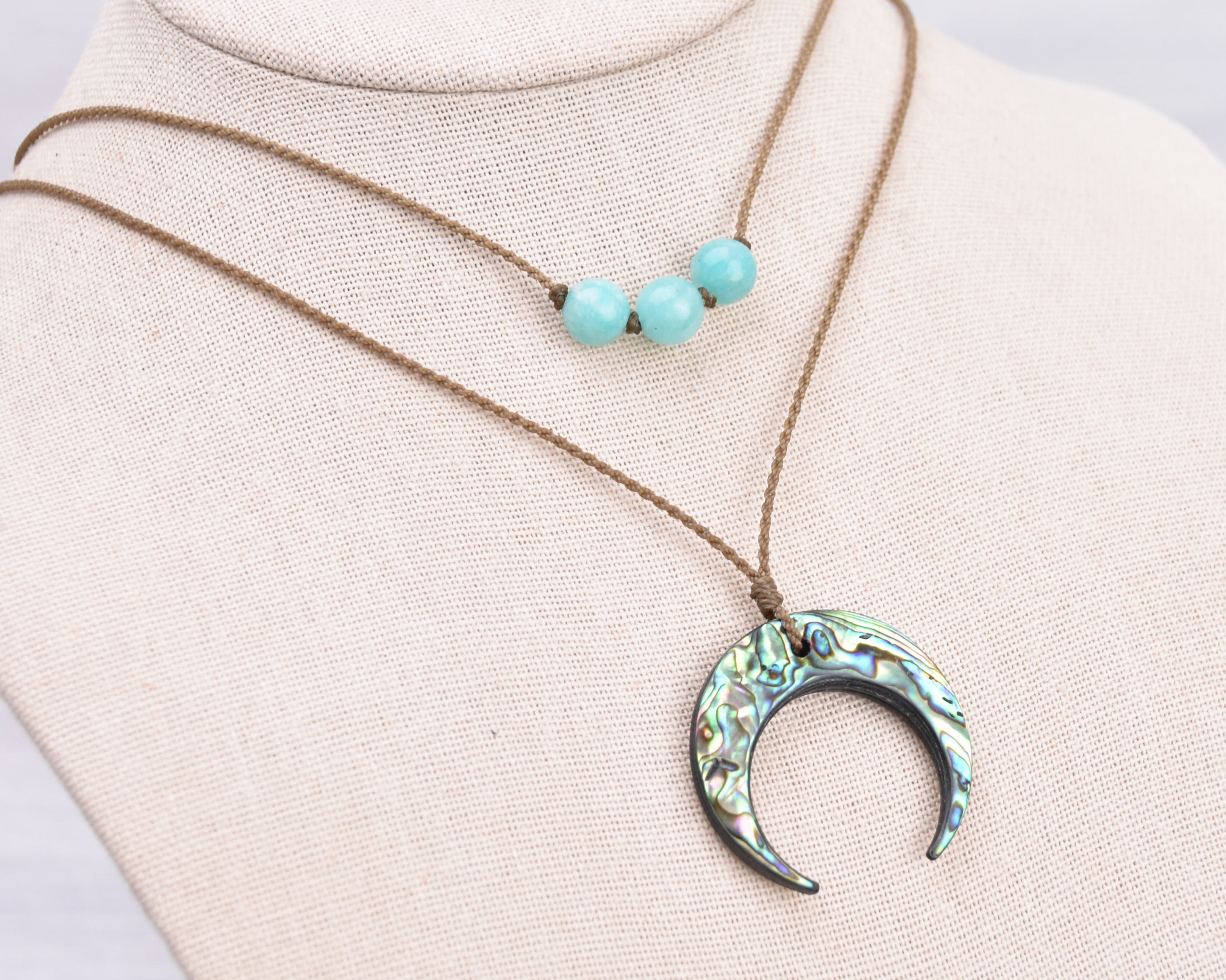 Abalone Sky - Necklace Stack