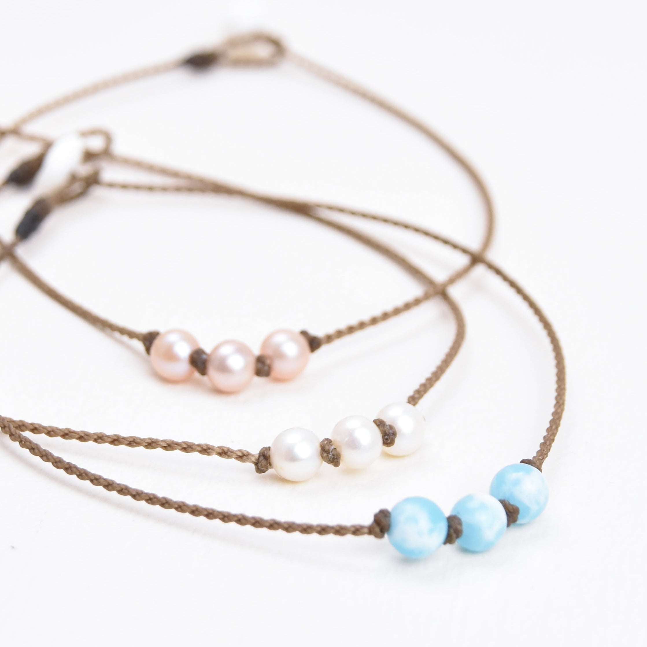 Tiny Triple - Anklets