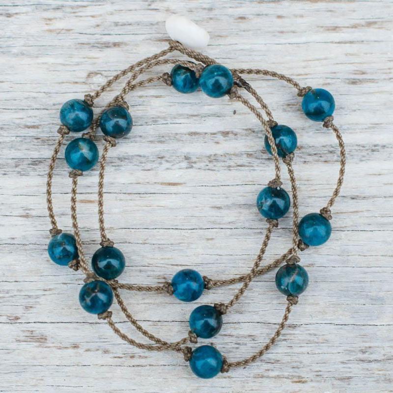 Wrap-1146-Apatite Round Medium