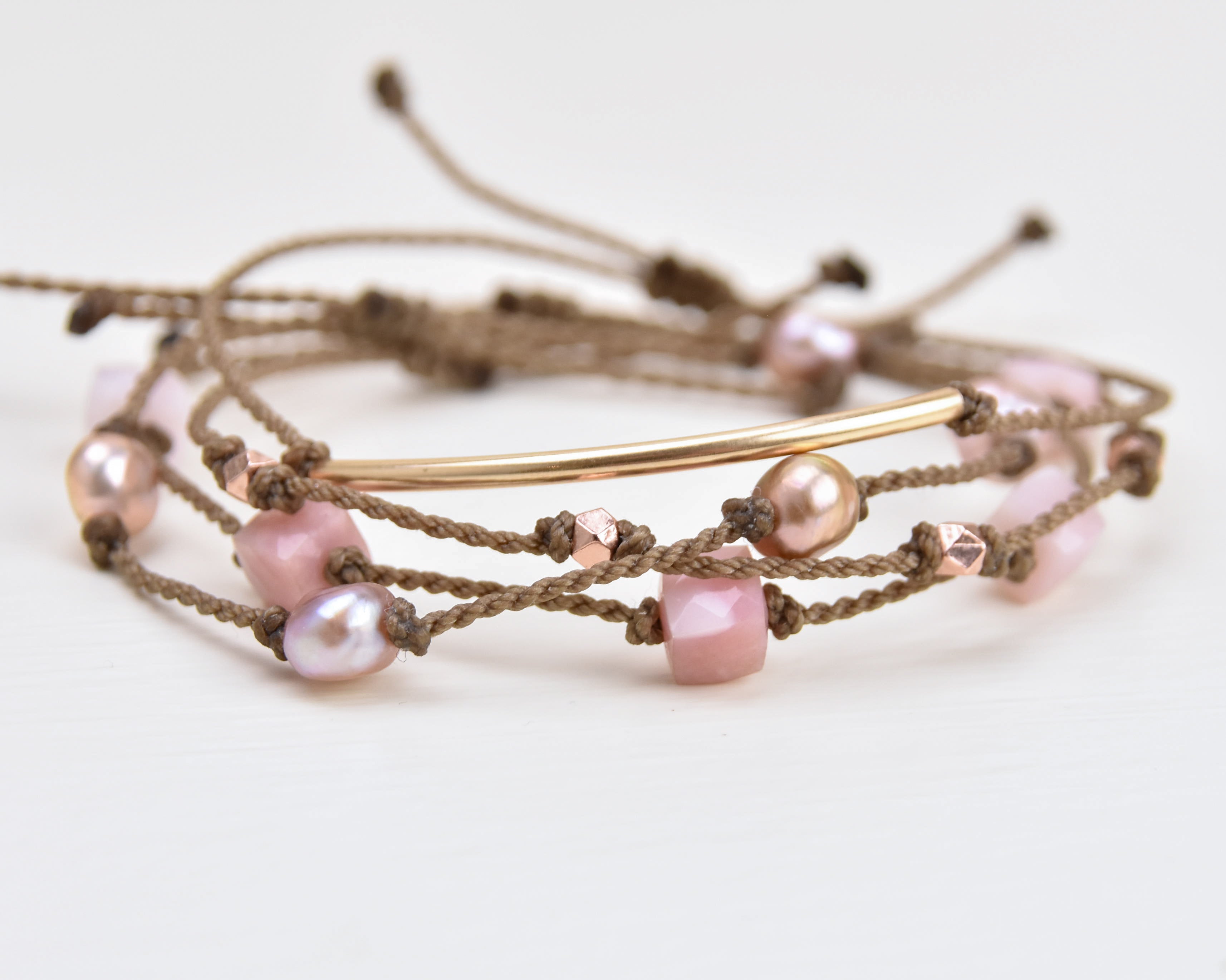 Blushing - Bracelet Stack
