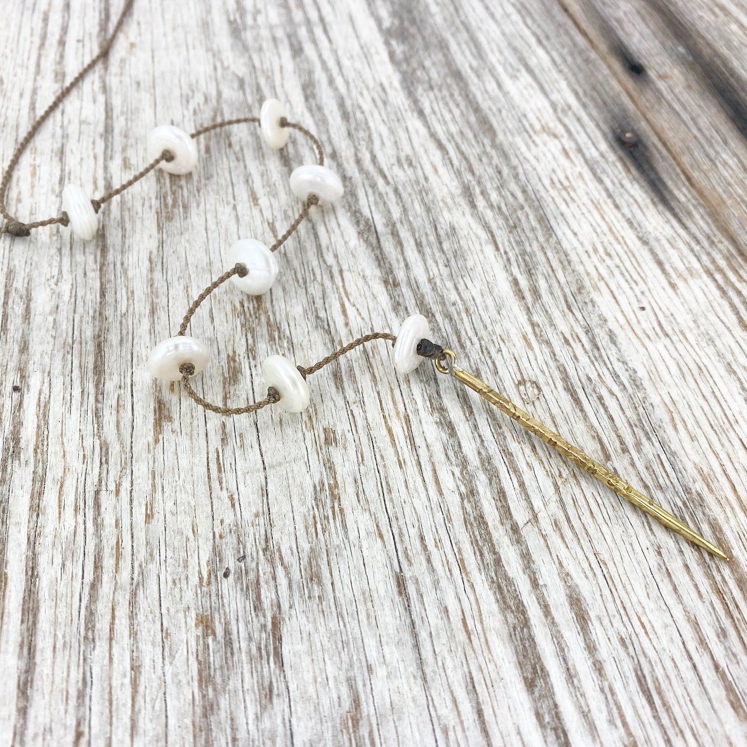 Y Pearl Necklace