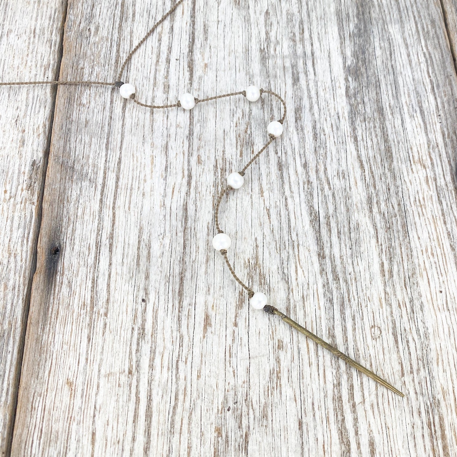Y Pearl Necklace