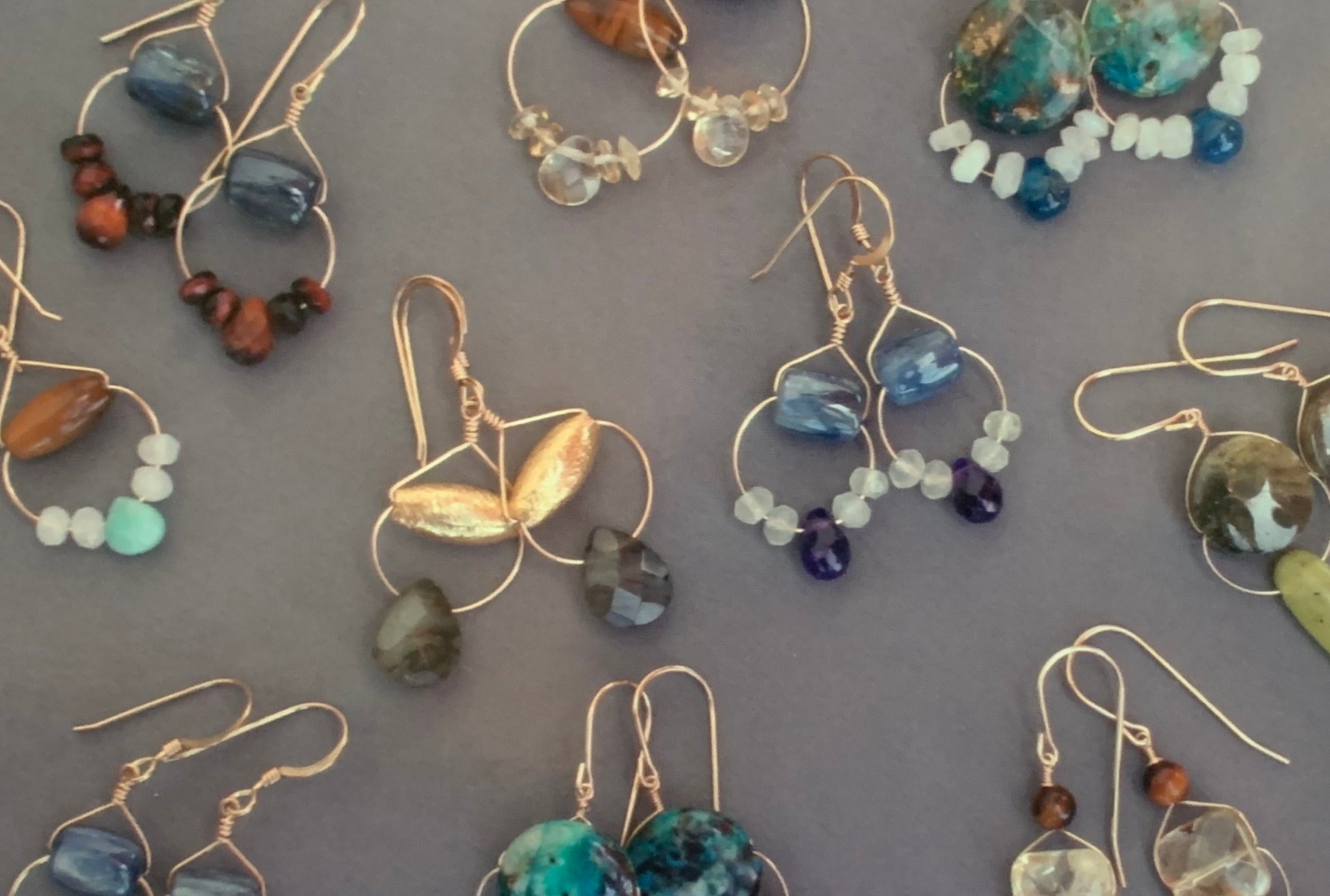 the first jewelry Tula Blue founder Heather Stringer ever made in 2006 found at her childhood home in Northwest Hills Austin Texas