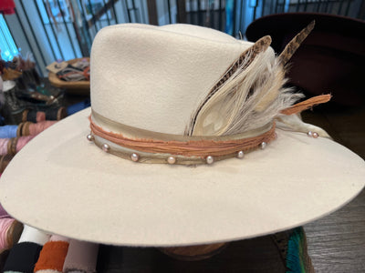 Pearl Duets - necklace + hatband