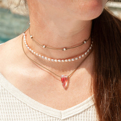 Rosy Aura - Necklace Stack
