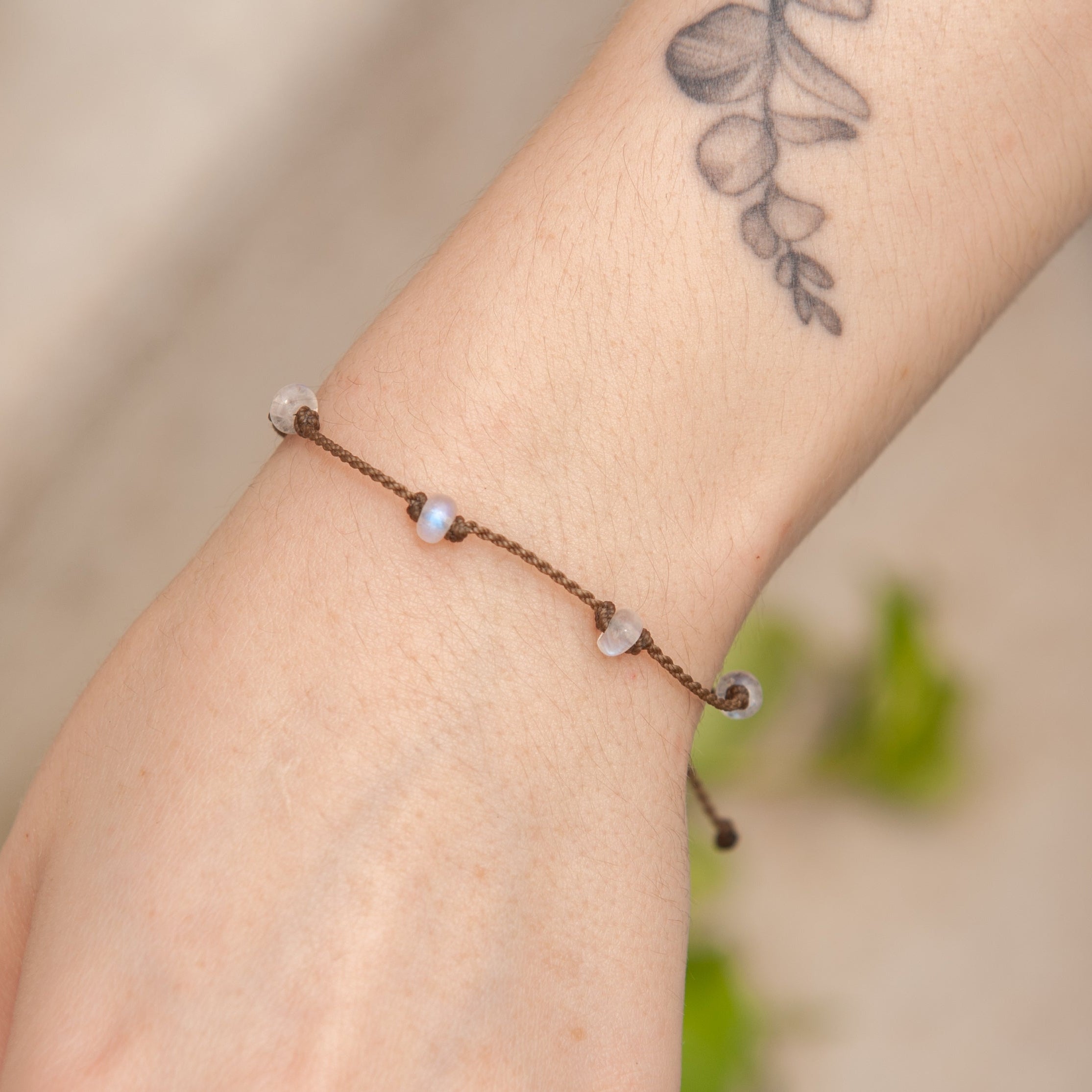 Stone Rondelle Bracelets