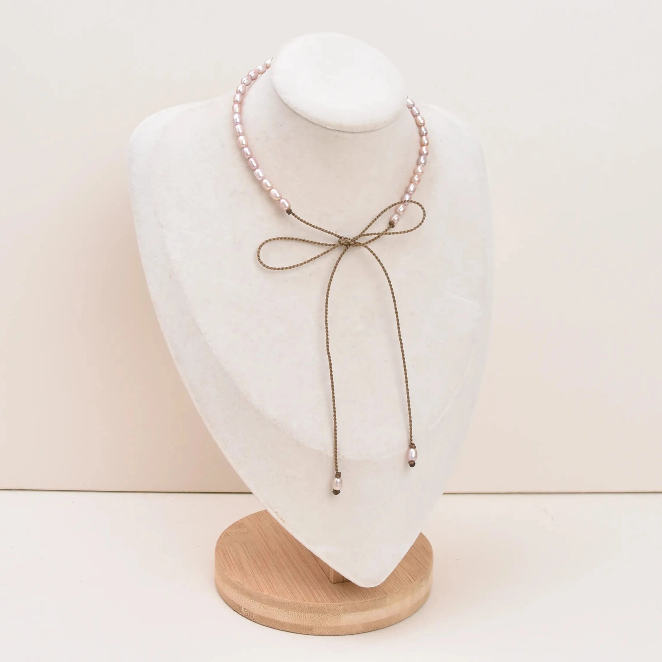 The Crown Rice Pearl Necklace