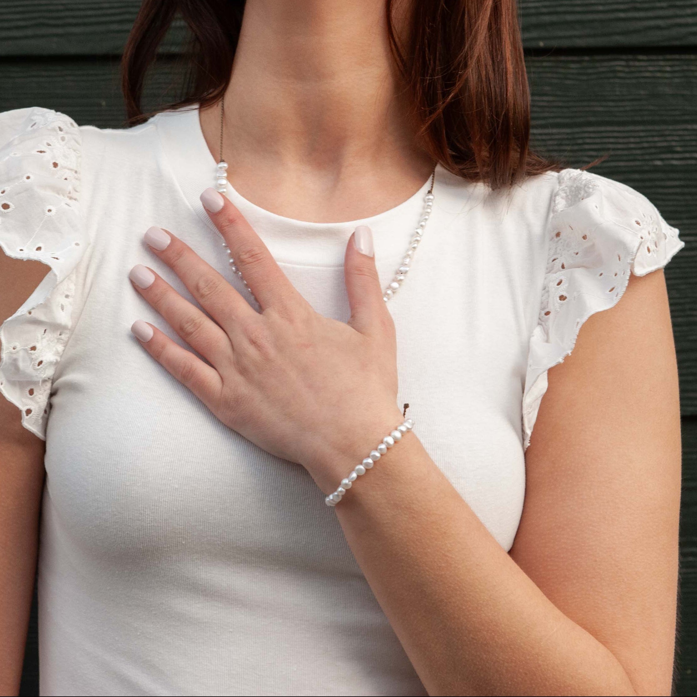 Crown Pearl Bracelet
