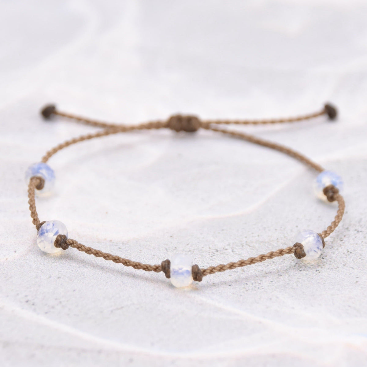Opalite, Moonstone & Howlite Bracelets