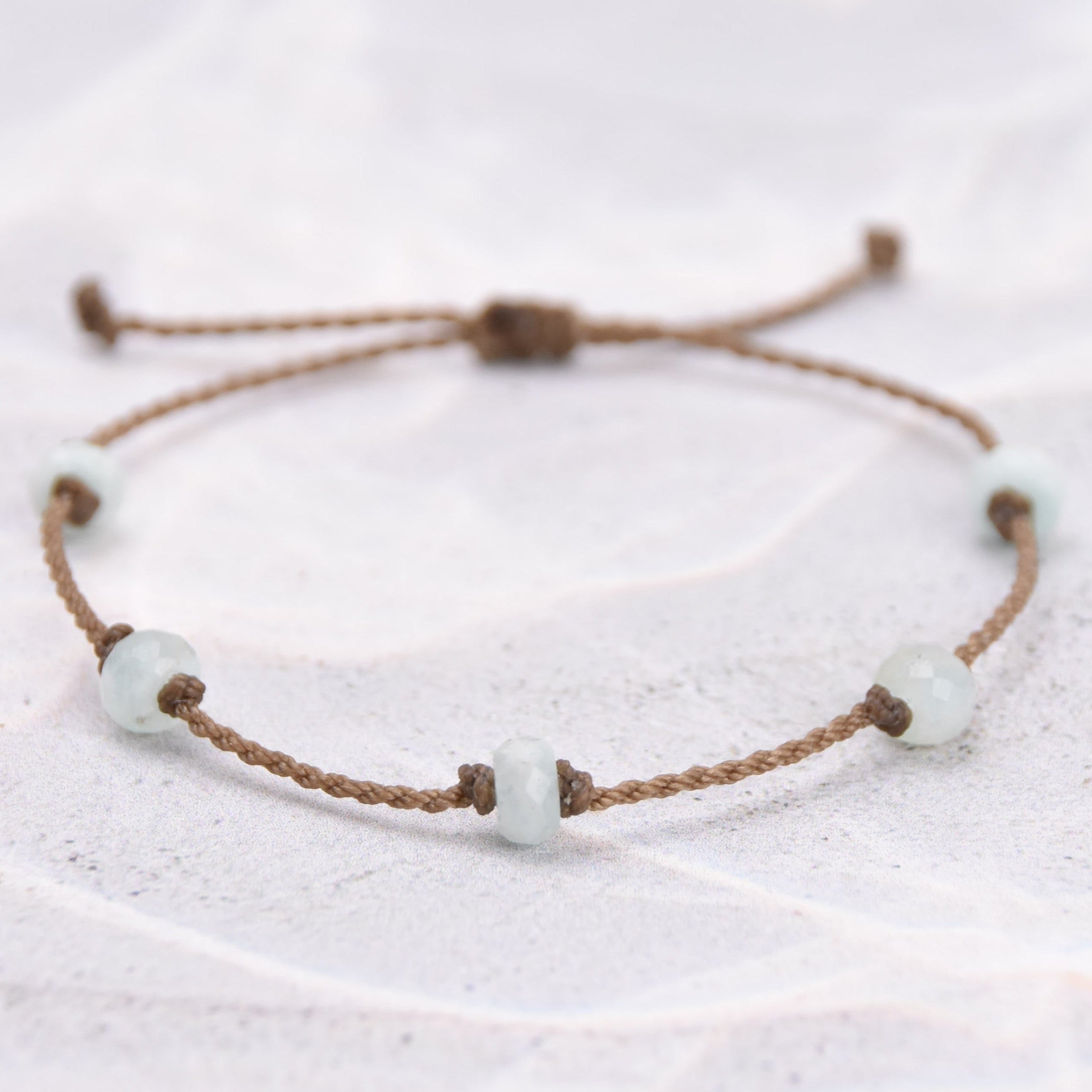 Stone Rondelle Bracelets