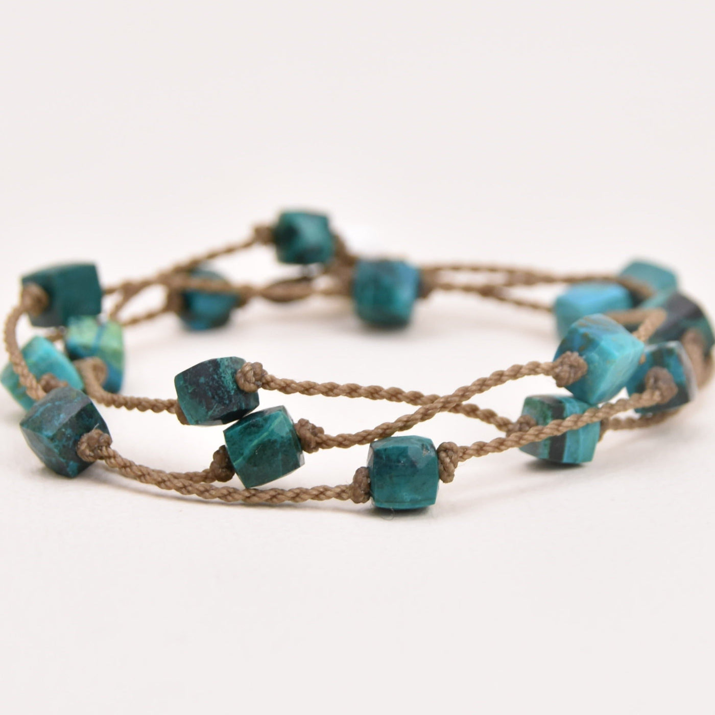 Chrysocolla Cube - Wrap