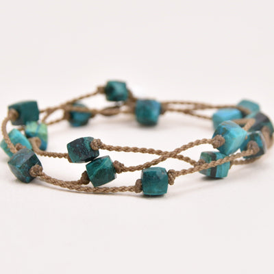 Chrysocolla Cube - Wrap