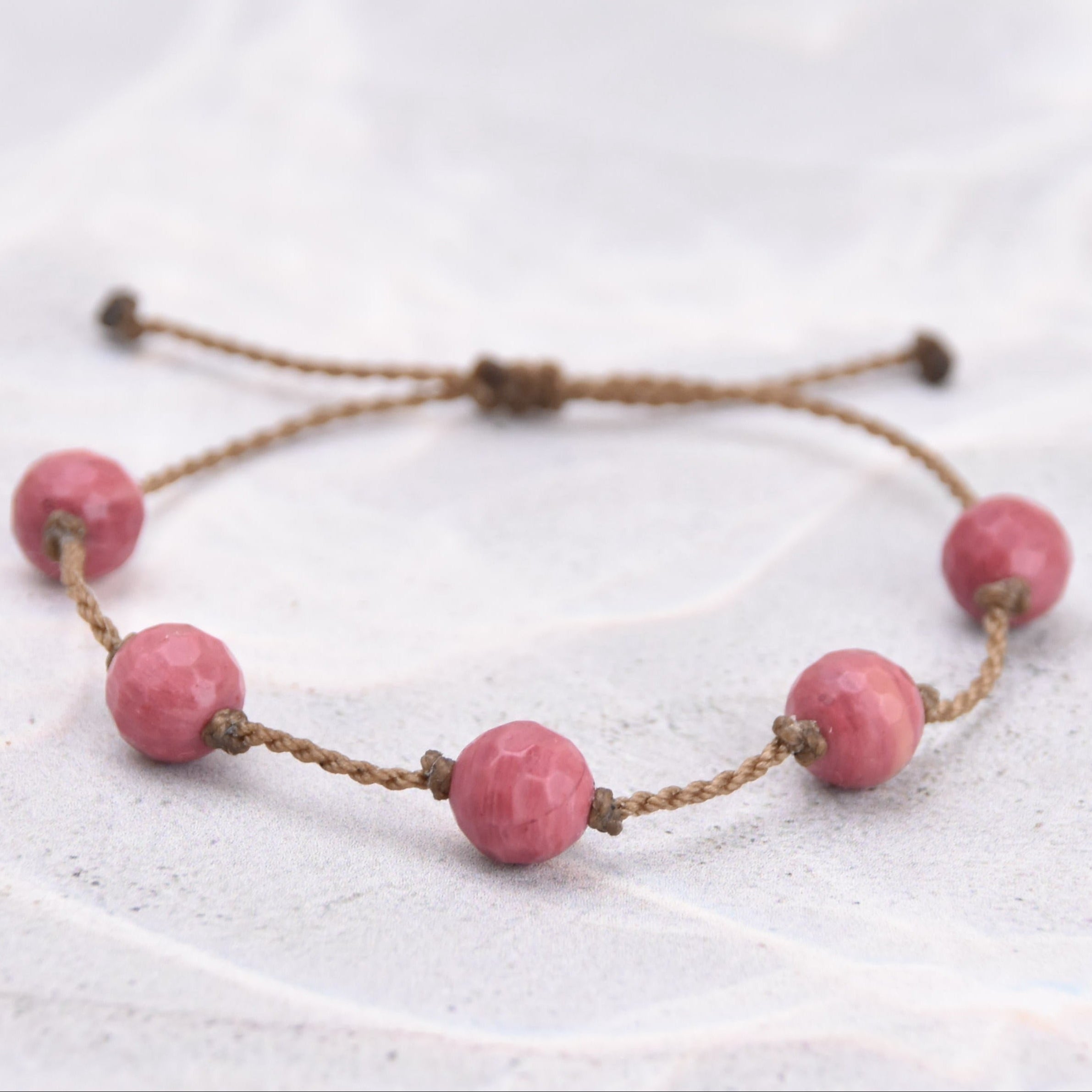 Pink Rhodonite Bracelets