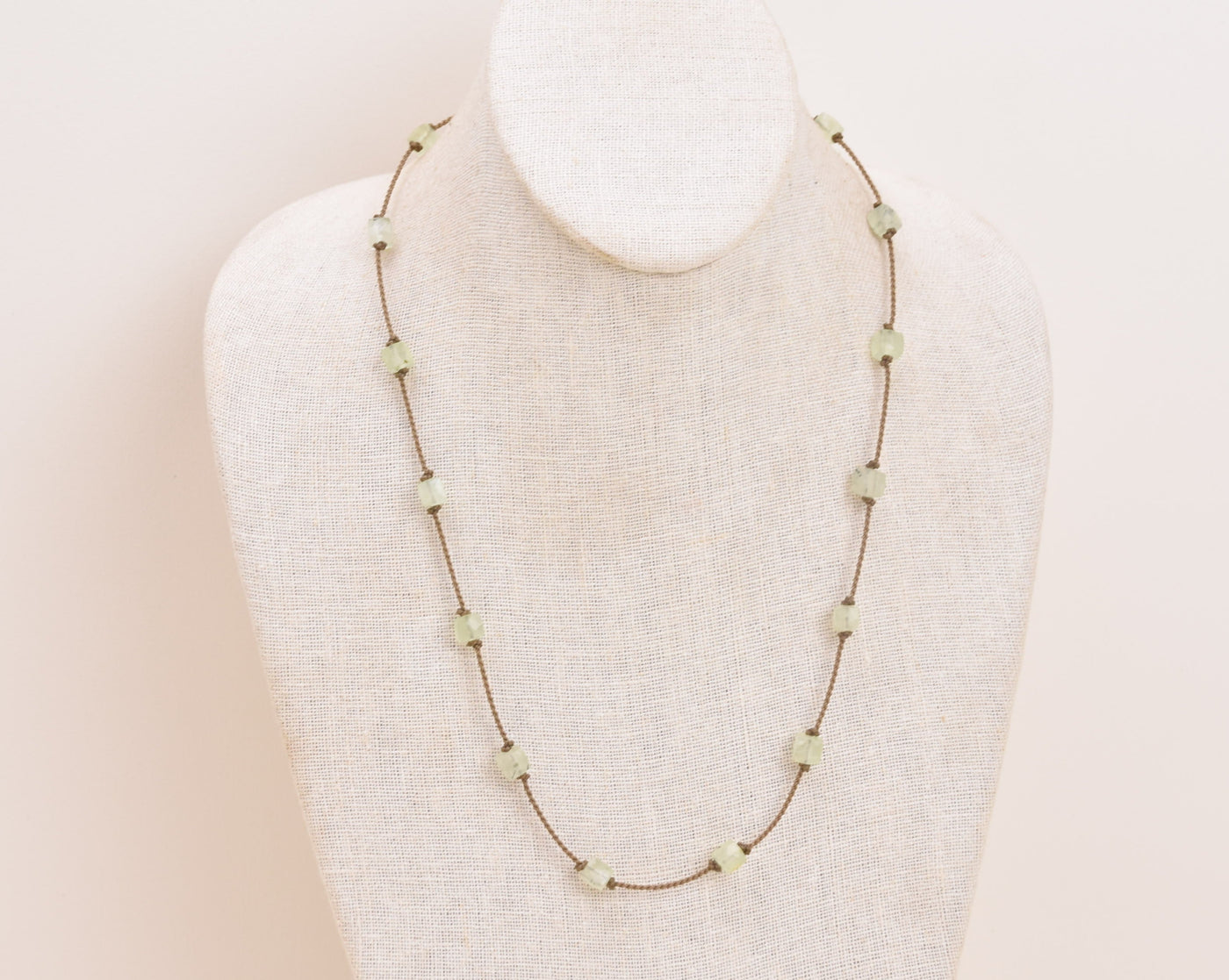 Wrap-0941-Prehnite Cube Petite