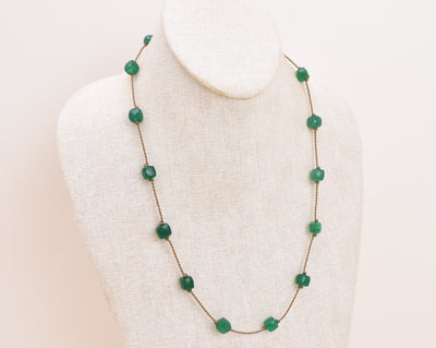 Green Onyx Cube - Wrap Only 4 available! 22" unless requested otherwise