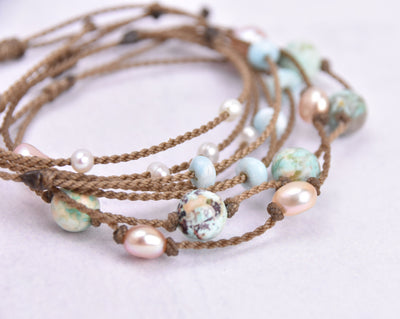 Celestial Waves - Bracelet Stack