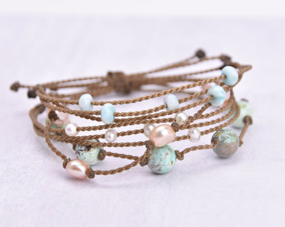 Celestial Waves - Bracelet Stack