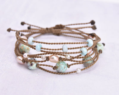 Celestial Waves - Bracelet Stack
