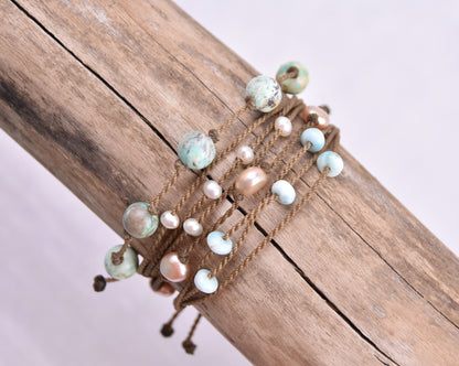 Celestial Waves - Bracelet Stack