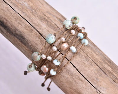 Celestial Waves - Bracelet Stack