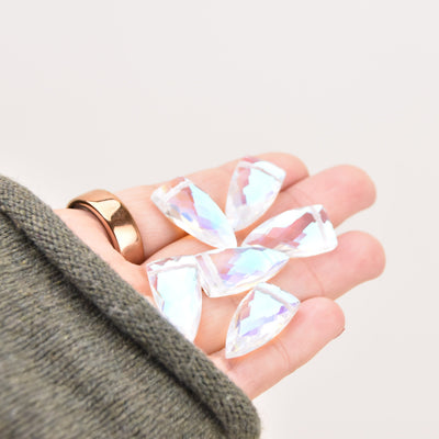 Aurora Quartz Pyramid Necklace