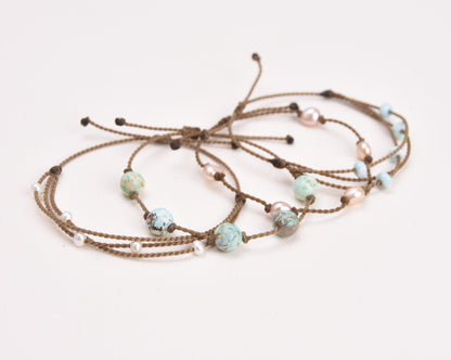 Celestial Waves - Bracelet Stack