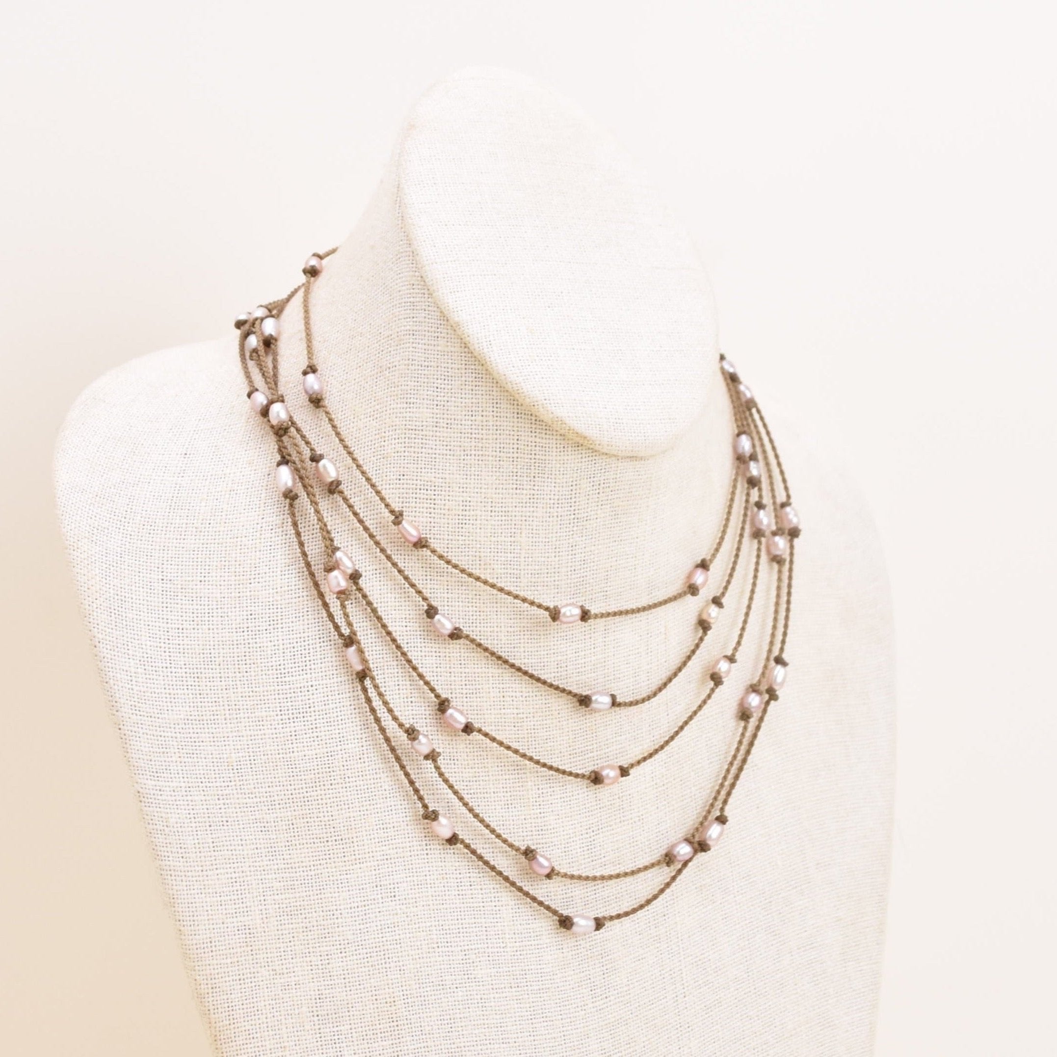*LIMITED* Dainty Blush Rice Pearl Princess Necklace, Bracelet or BOTH!