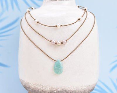 Tula Blue Treasures- Necklace Stack
