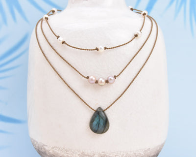 Tula Blue Treasures- Necklace Stack
