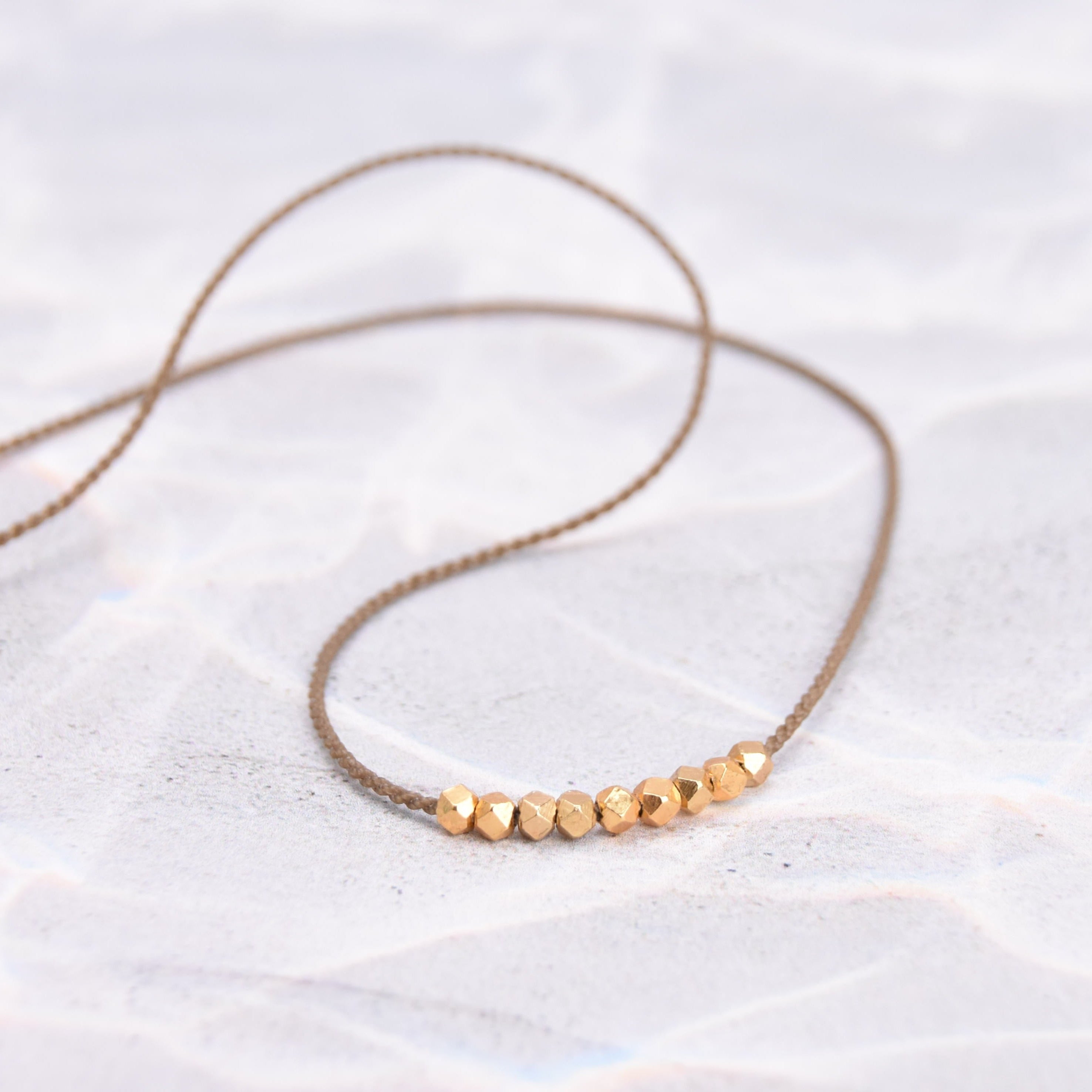 Minimalist Metal Necklace - Rose Gold, Gold or Silver
