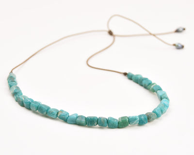 Amazonite Pebbles - Bracelet, Necklace, Duet, OR the whole set!
