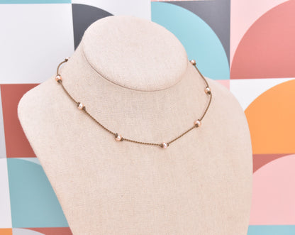Dainty Pearl Princess Necklace