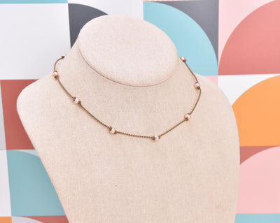 Dainty Pearl Princess Necklace
