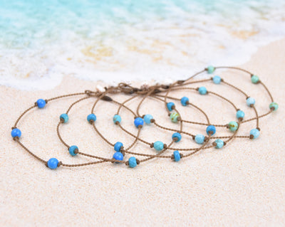 Ocean Blues - Princess Anklets