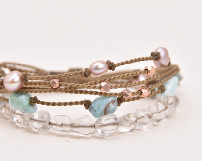 Glacier Sunrise - Bracelet Stack